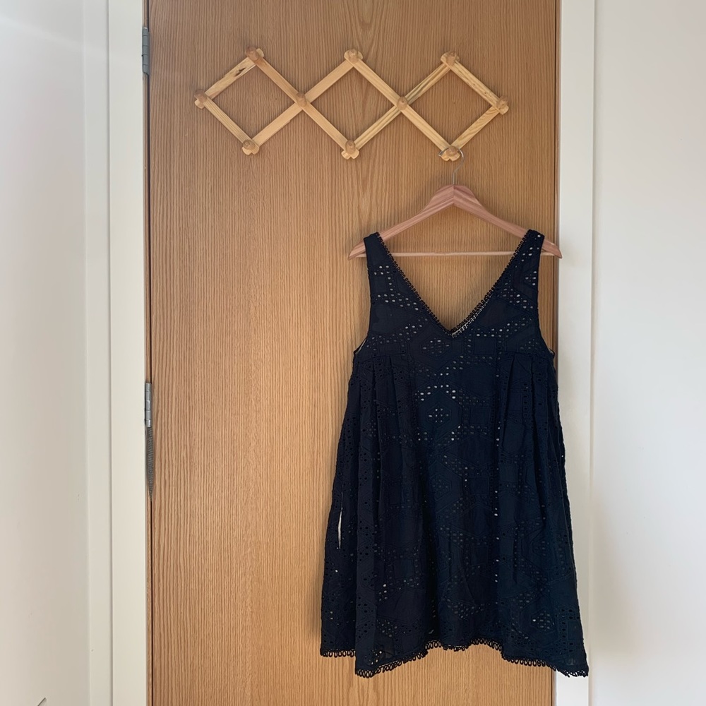 ANTHRO Maeve Luci Eyelet Swing Dress